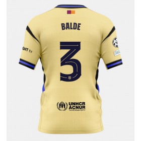 Barcelona Alejandro Balde #3 Borta Kläder 2025-26 Kortärmad